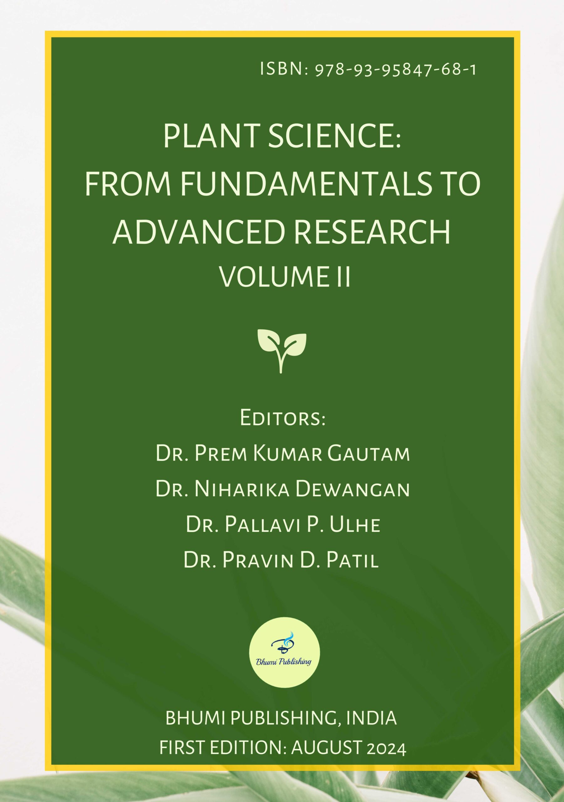 Plant Science: From Fundamentals to Advanced Research Volume II