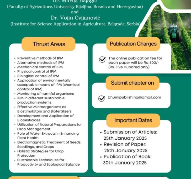 Implementation of Innovative Strategies in Integral Plant Protection